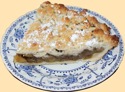 Picture of a slice of Baked Apple Pie