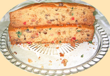 Fruit Cake Sliced