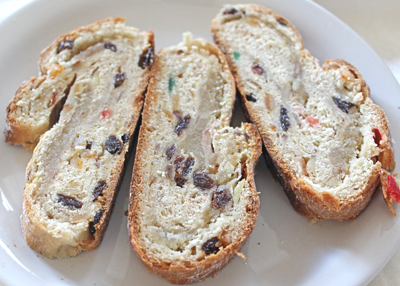 Sliced Stollen